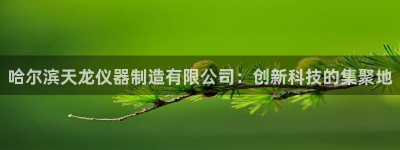 门徒娱乐网页版官网登录：哈尔滨天龙仪器制造有限公司：创新科技
