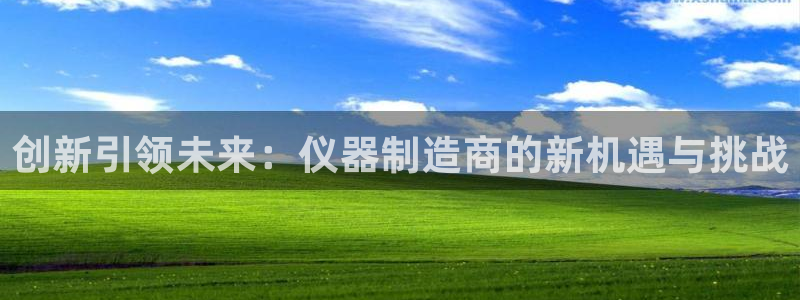 门徒娱乐赌博：创新引领未来：仪器制造商的新机遇与挑战