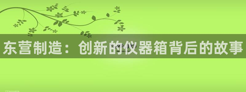 门徒娱乐官网登录入口登录不了：东营制造：创新的仪器箱背后的故