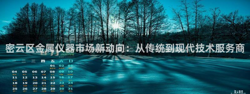 门徒娱乐黑：密云区金属仪器市场新动向：从传统到现代技术服务商