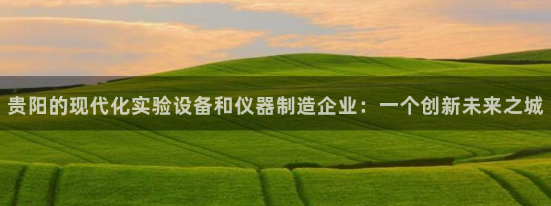 类似娱乐门徒这种的小说：贵阳的现代化实验设备和仪器制造企业：