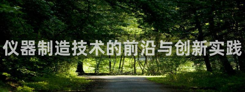门徒娱乐主管名字是什么：仪器制造技术的前沿与创新实践