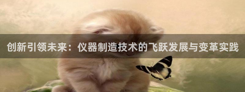 门徒娱乐平台代理商：创新引领未来：仪器制造技术的飞跃发展与变