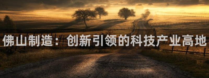 门徒娱乐软件有哪些：佛山制造：创新引领的科技产业高地
