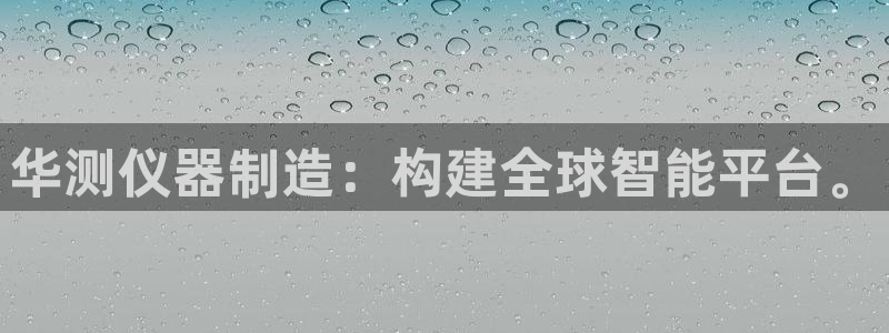门徒娱乐网站下载地址：华测仪器制造：构建全球智能平台。