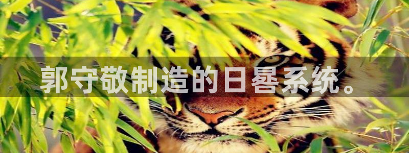 门徒娱乐官网首页下载：郭守敬制造的日晷系统。