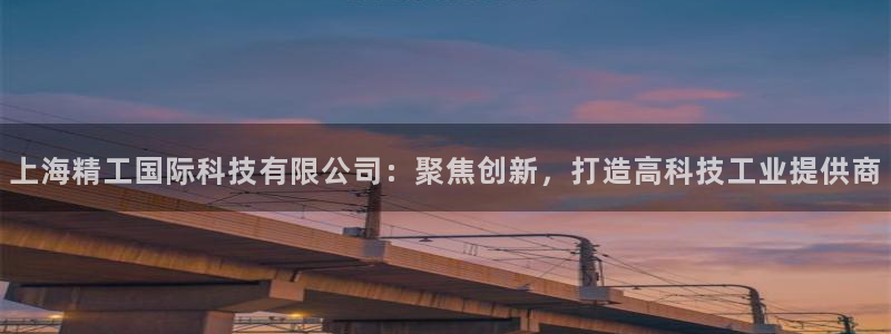焦点娱乐门徒平台在哪找：上海精工国际科技有限公司：聚焦创新，